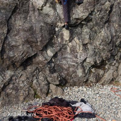 Cragging in Grey